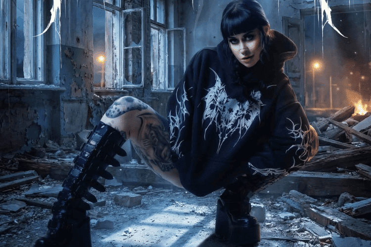 Dark Style Hoodies for Cozy Winter Outfits: Alternative Fashion Ideas | NerdyWave
